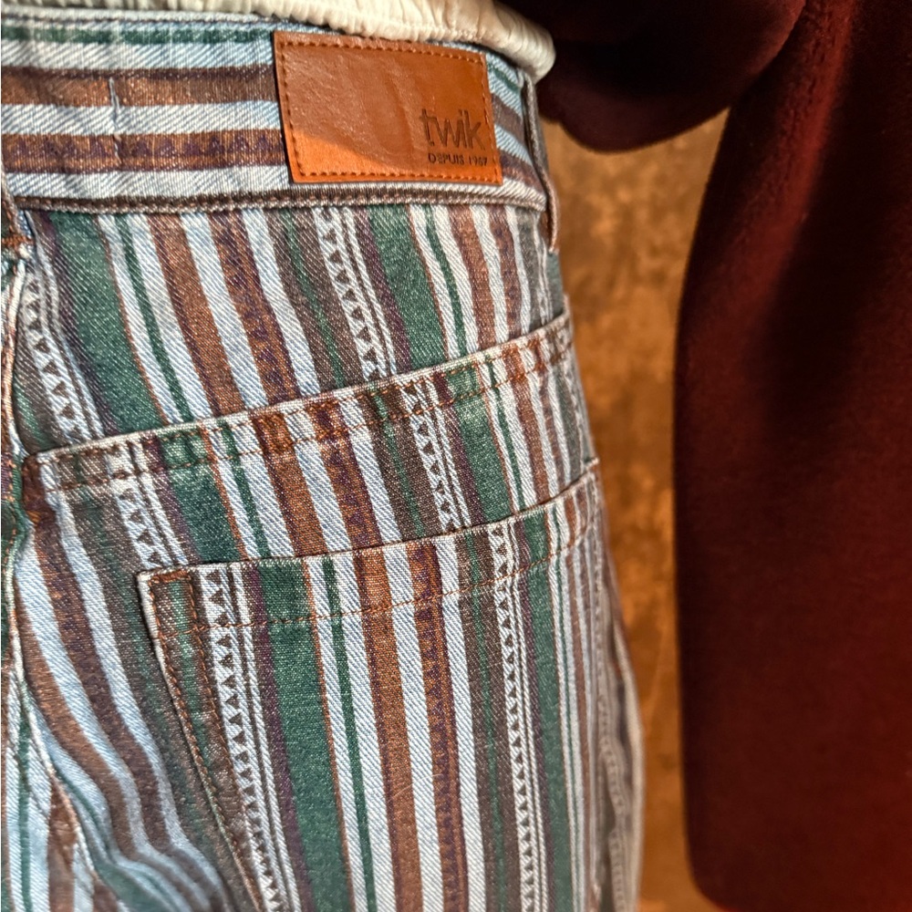 Simons Multicolor Striped Jeans - Picture 3 of 6